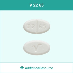 V 22 65 baclofen pill.