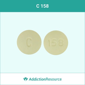 C 158 Meloxicam pill.
