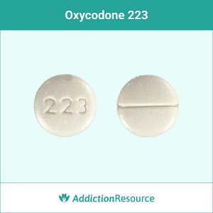 Oxycodone 223 pill.