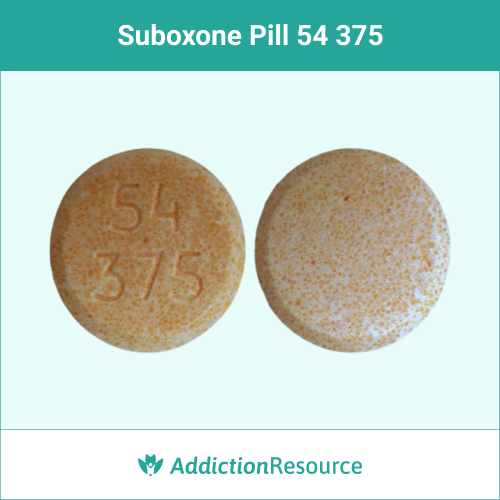 Suboxone 54 375 pill