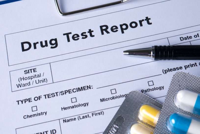 Drug test report