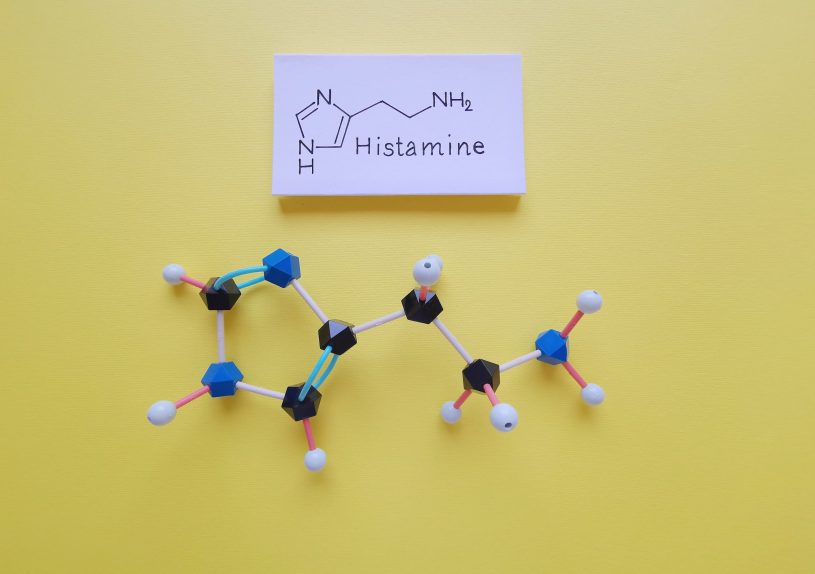 Histamine structural chemical formula