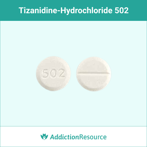 tizanidine-hydrochloride White 502 tablet