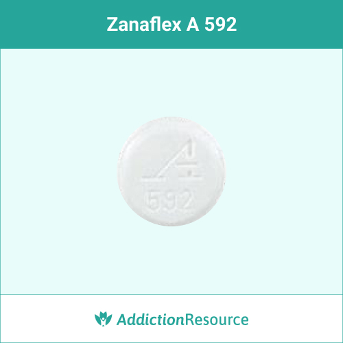 zanaflex White A 592 pill