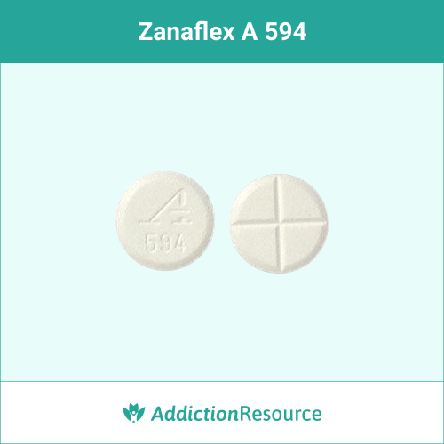 White A 594 pill