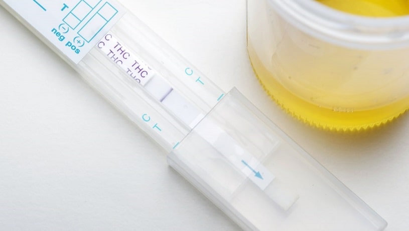 A home drug test as a part of a detox kit.