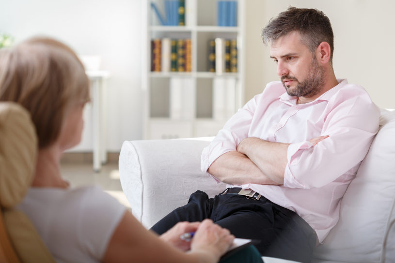 A doctor consults a patient regarding dangerous steroids interactions.