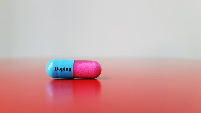 Doping drug on the table.