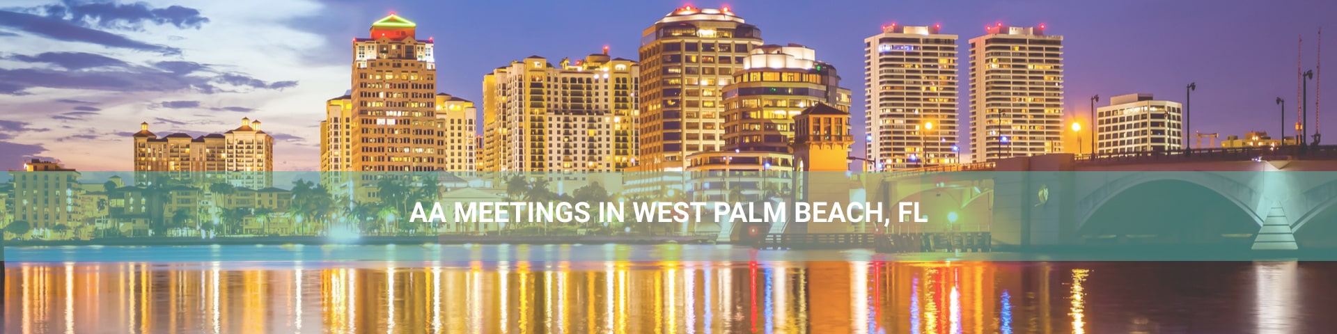 West Palm Beach Florida skyline