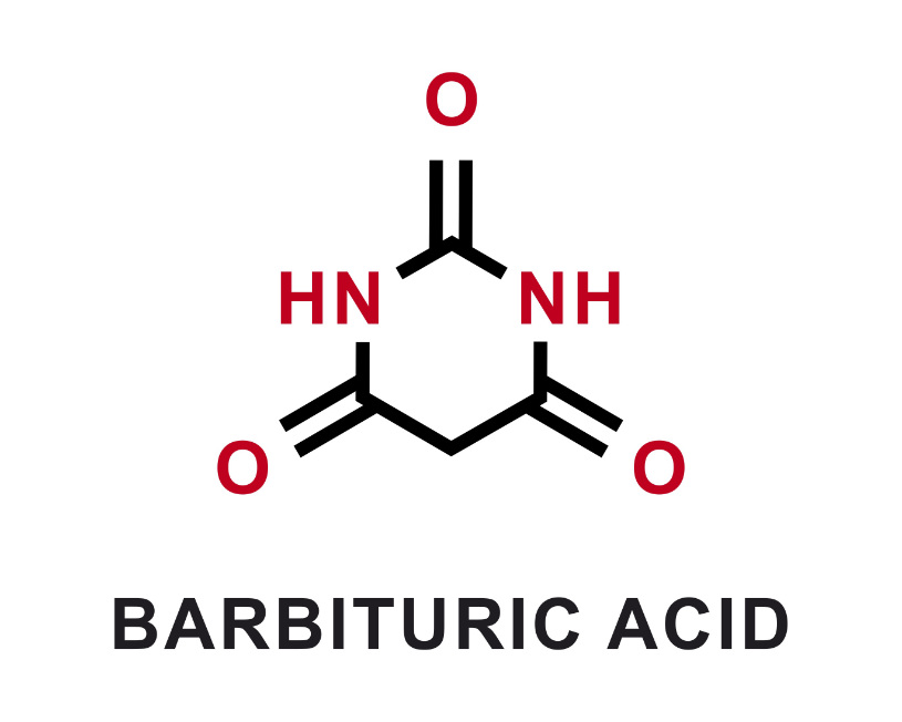 Barbituric acid formula.