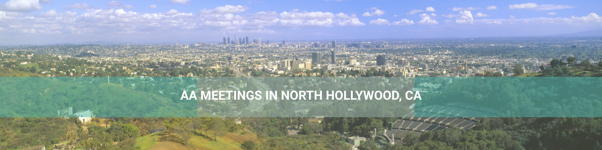 North Hollywood, California panorama.