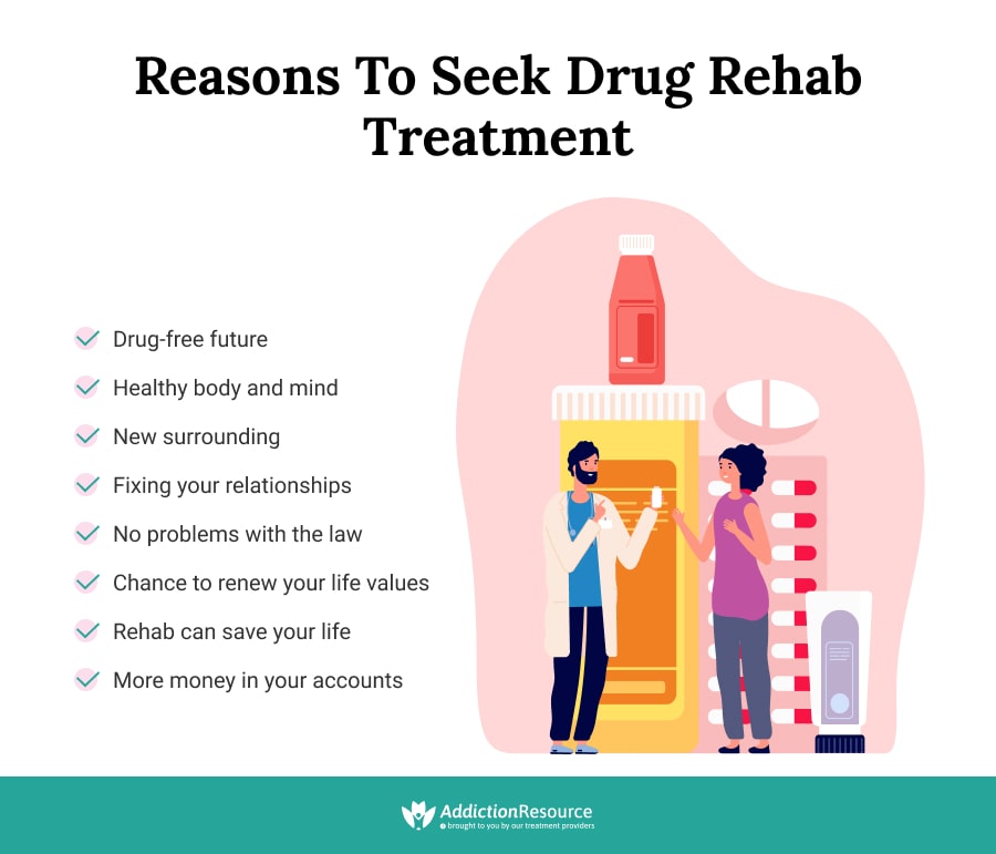 Reasons to seek drug rehab centers for treatment.