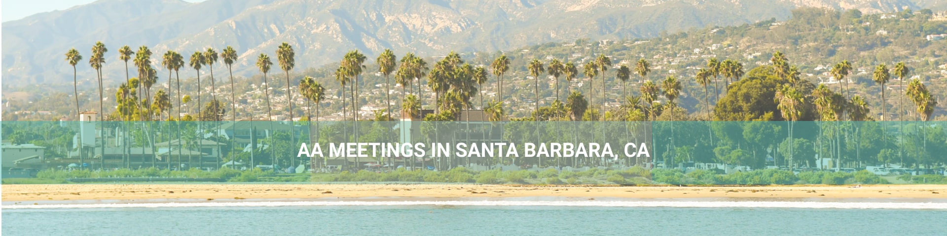 Santa Barbara, CA coastal panorama.