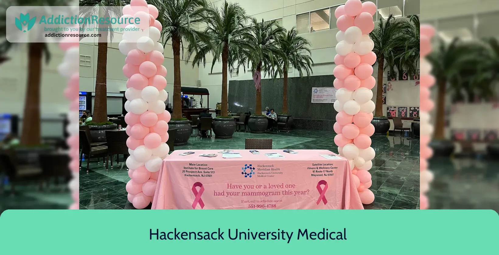 Hackensack University Medical Center – Behavioral Health Unit – Hackensack, New Jersey