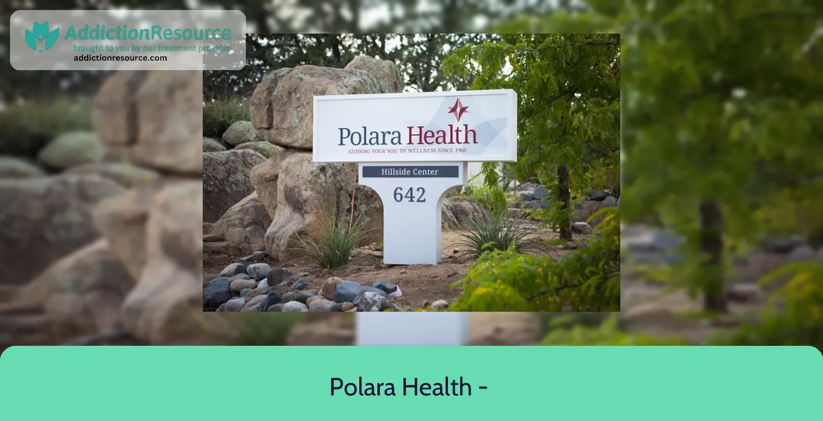 Polara Health – Hillside Outpatient Services and SUDR Recovery Center – Prescott, Arizona