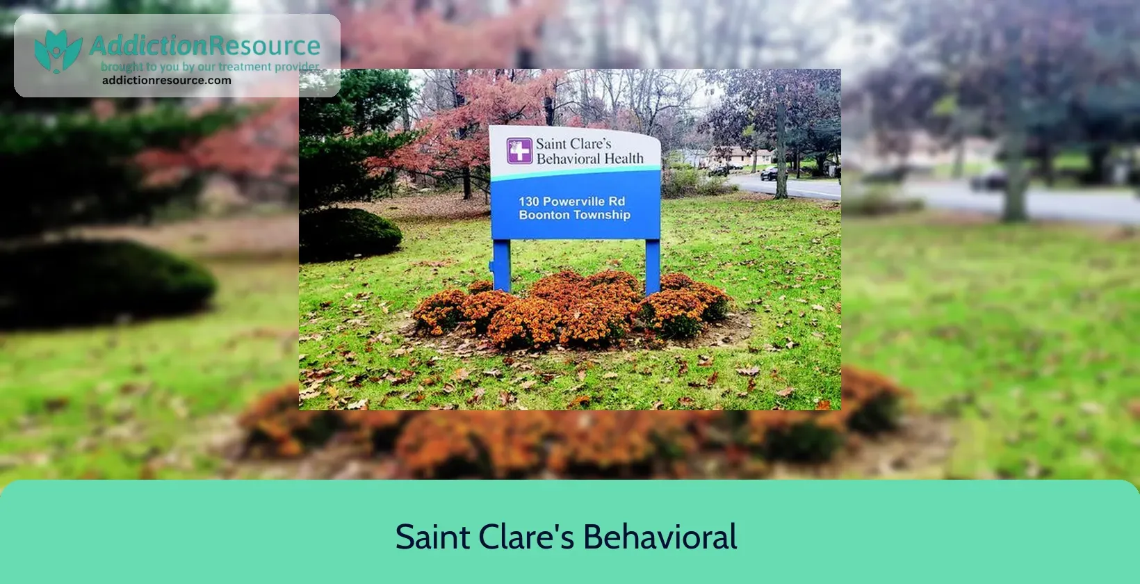 Saint Clare’s Behavioral Health – Boonton, New Jersey