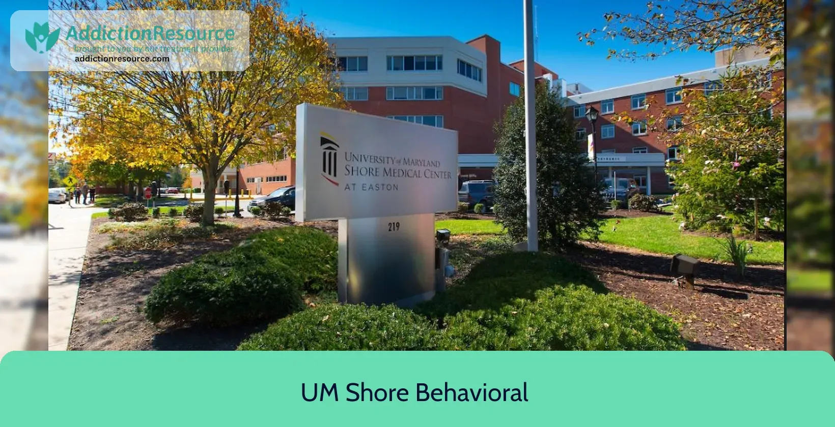 UM Shore Behavioral Health – Outpatient Addictions – Easton, Maryland