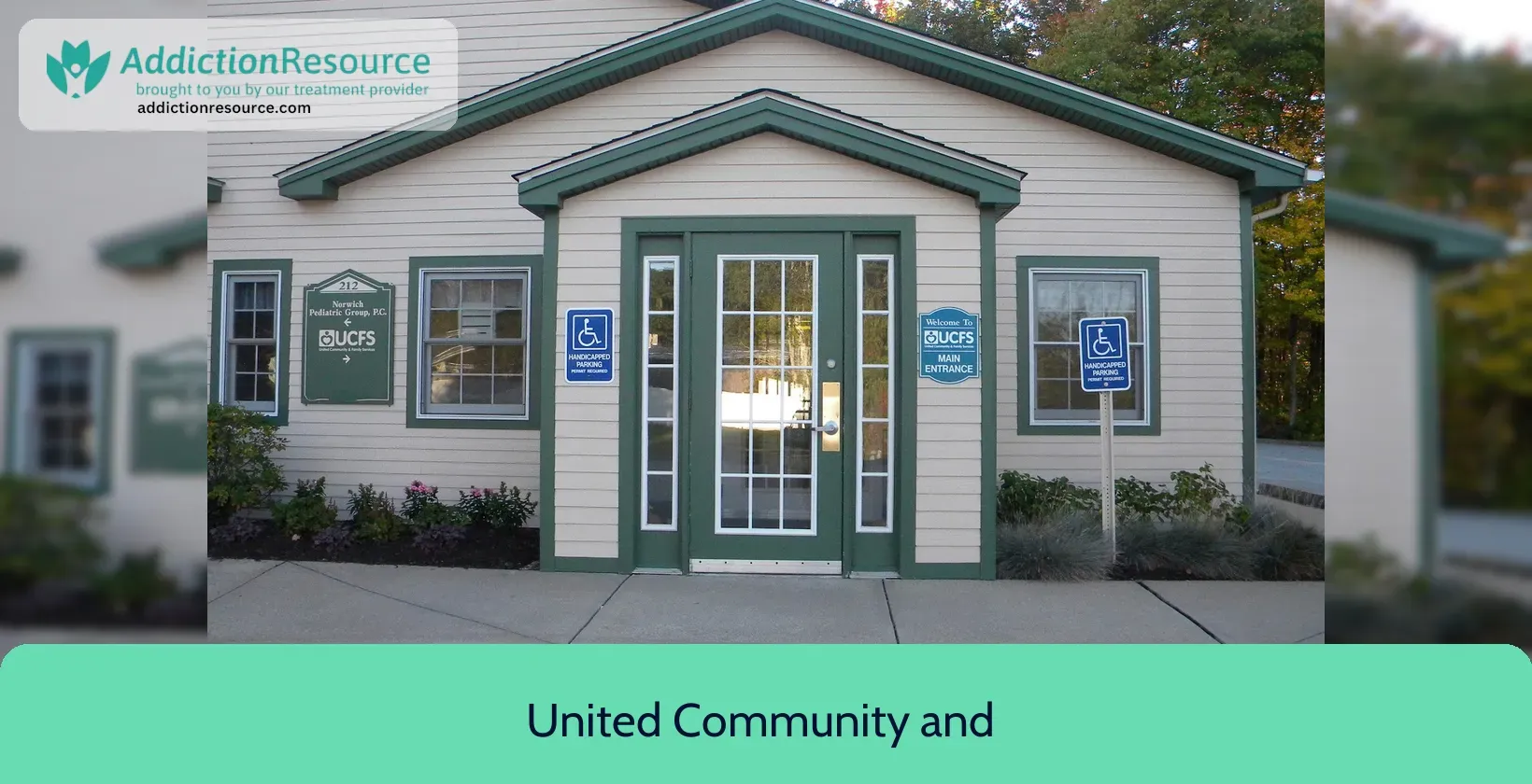 United Community and Family Services – Psychiatric Outpatient Clinic for Adults – Colchester, Connecticut