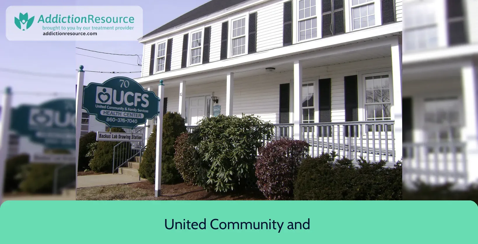 United Community and Family Services – Jewett City, Connecticut